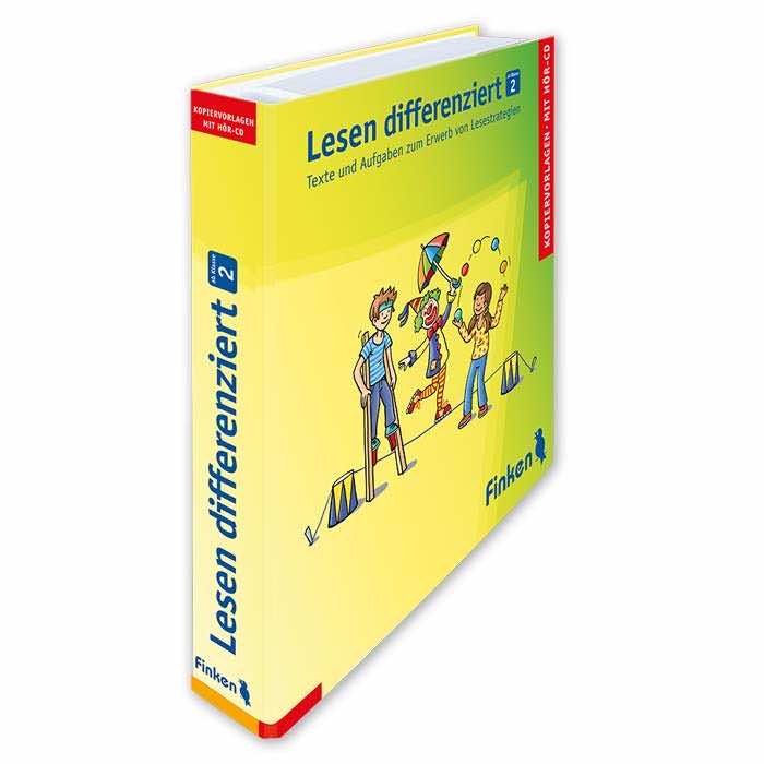 Lesen differenziert Klasse 2 | Texte und Aufgaben zum Erwerb von Lesestrategien | Ordner mit Material-CD | 3112